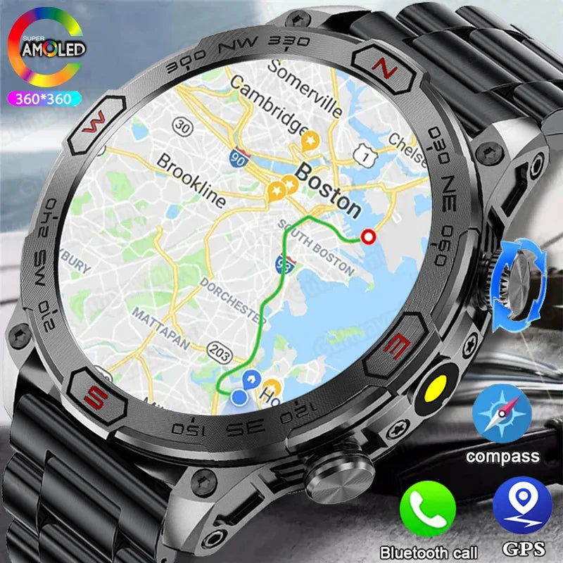 Military GPS Smart Watch