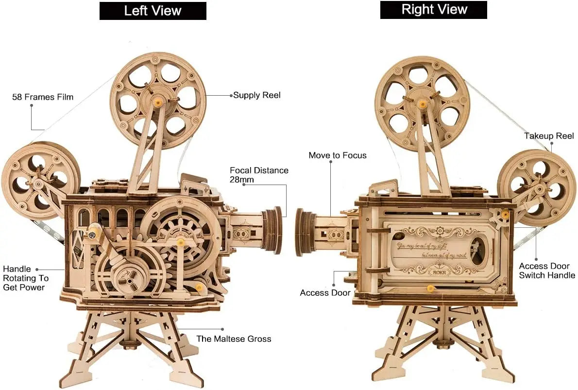 Hand Crank Projector