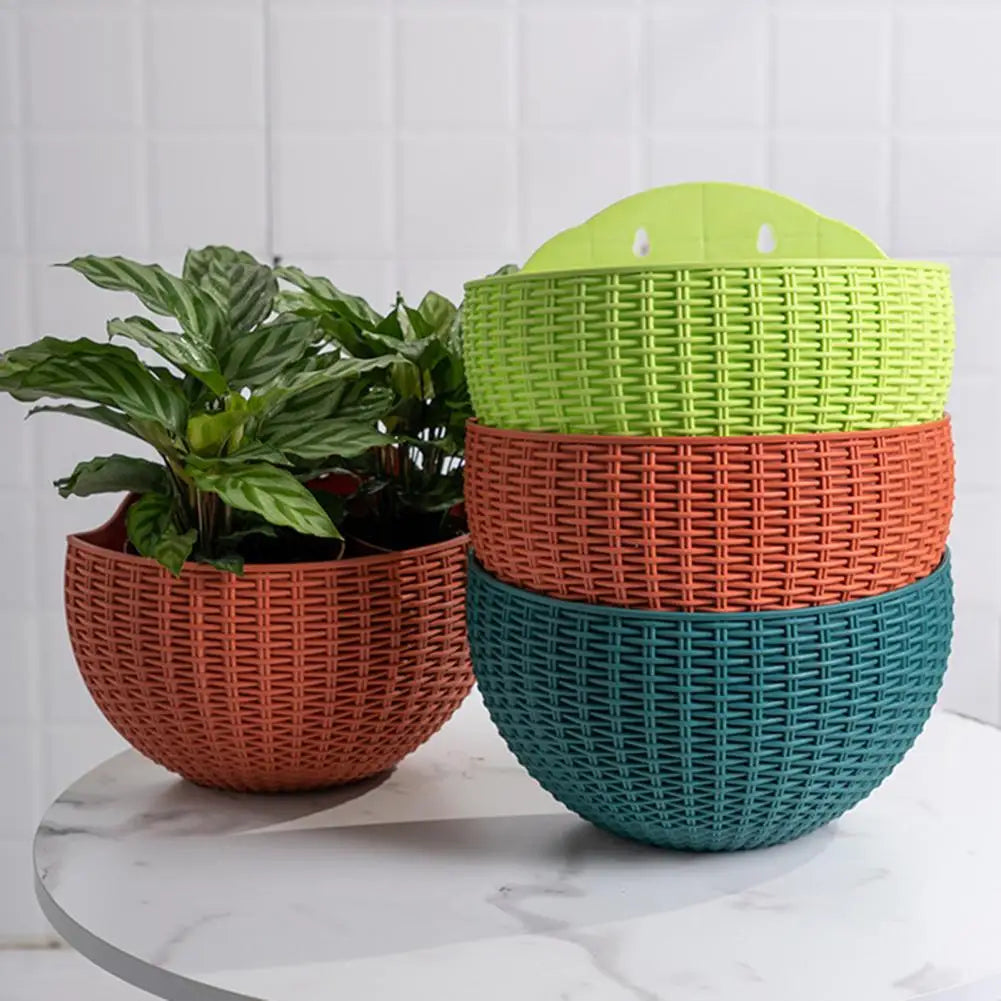 Wall-mounted Plastic Flower Pot