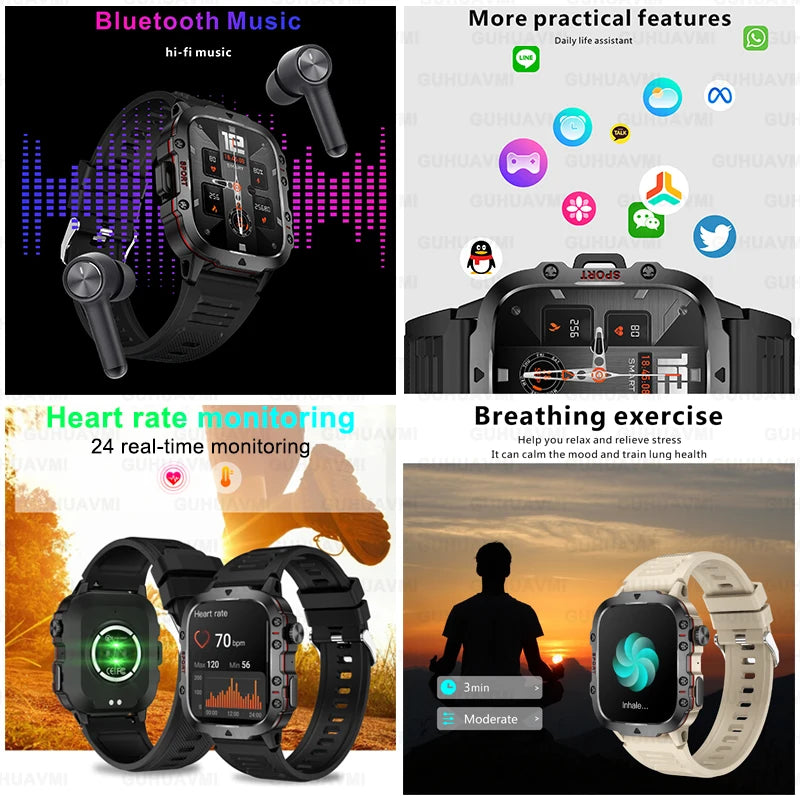 Military GPS Smart Watch