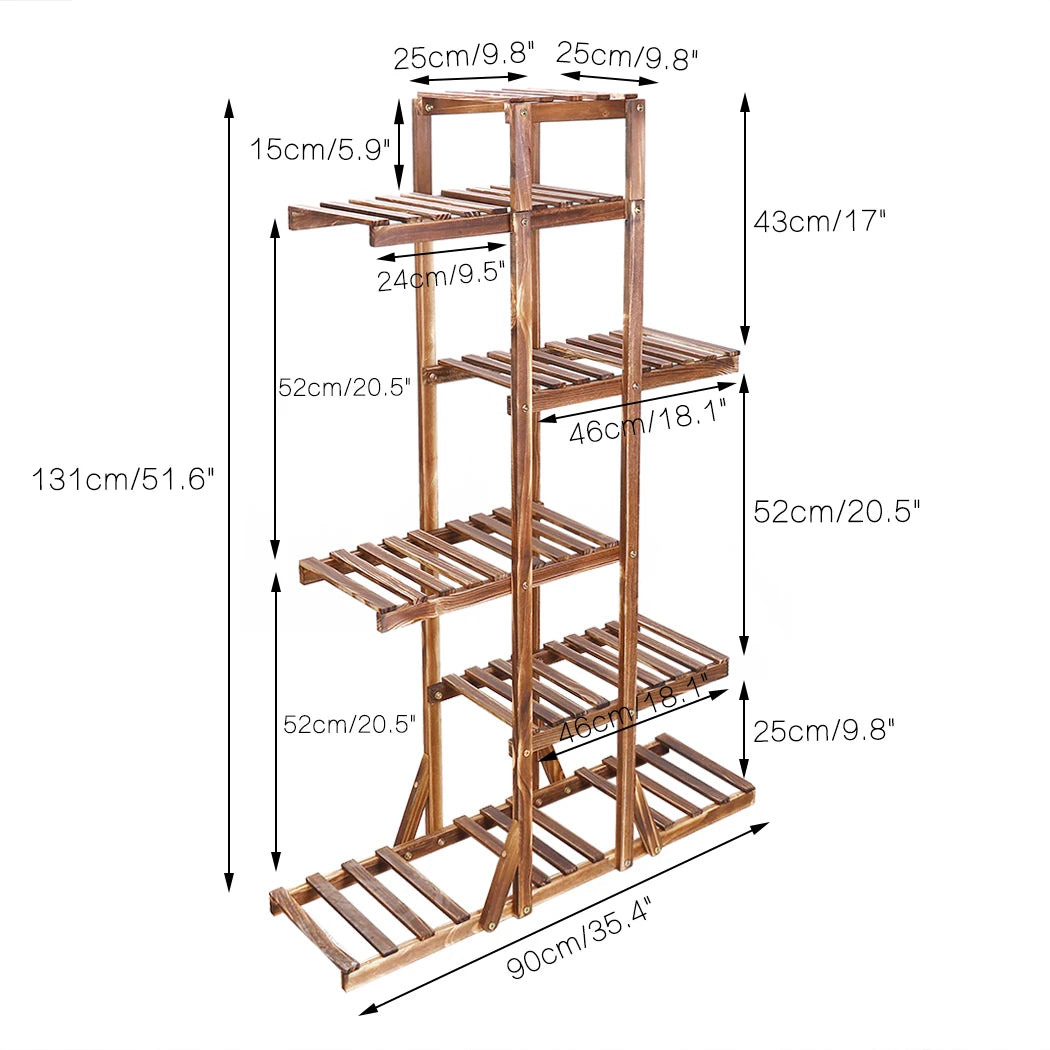 Garden Balcony Flower Pot Rack