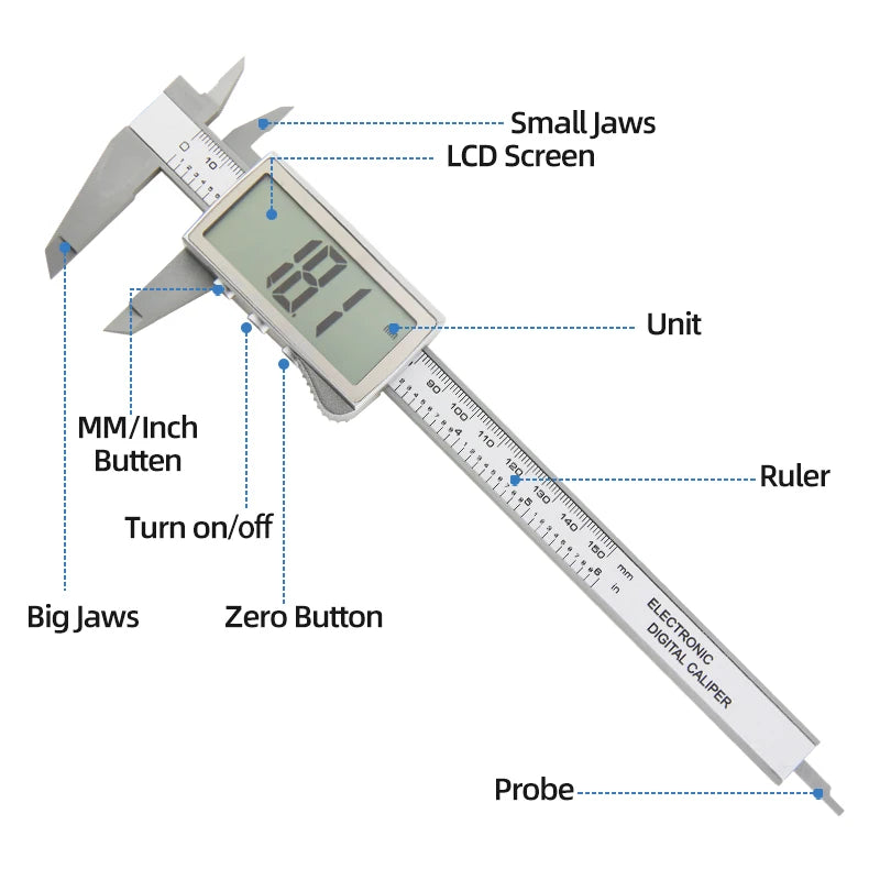 Plastic Vernier Caliper